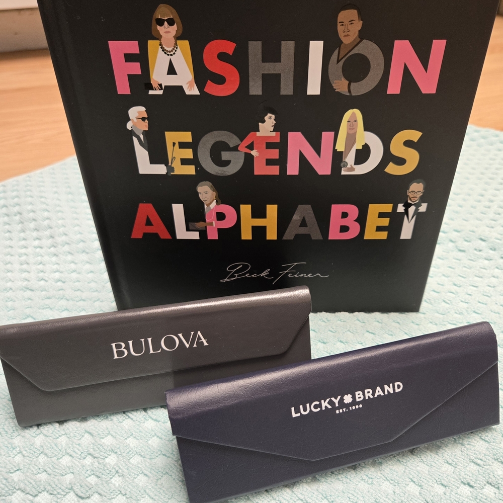 Bulova and Lucky Brand Eyewear Set Of 2 Cases